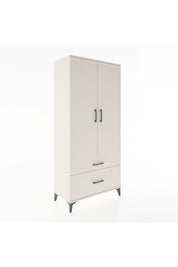 Hyperion Dolap 4 Raflı 2 Çekmeceli 2 Kapaklı 88x44x195 Aytaşı-Aytaşı