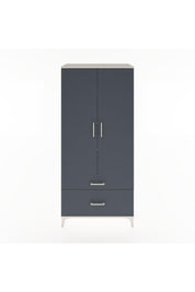 Hyperion Dolap 4 Raflı 2 Çekmeceli 2 Kapaklı 88x44x195 Aytaşı-Antrasit