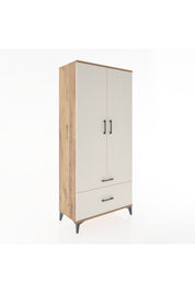 Hyperion Dolap 4 Raflı 2 Çekmeceli 2 Kapaklı 88x44x195 Çam-Aytaşı