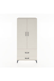 Hyperion Dolap 4 Raflı 2 Çekmeceli 2 Kapaklı 88x44x195 Aytaşı-Aytaşı