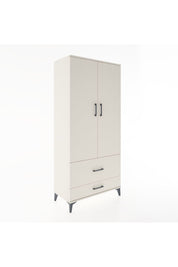 Hyperion Dolap 4 Raflı 2 Çekmeceli 2 Kapaklı 88x44x195 Aytaşı-Aytaşı