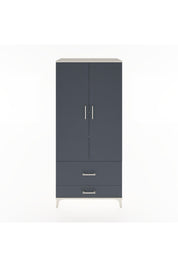 Hyperion Dolap 4 Raflı 2 Çekmeceli 2 Kapaklı 88x44x195 Aytaşı-Antrasit