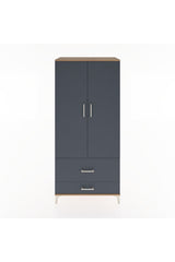 Hyperion Dolap 4 Raflı 2 Çekmeceli 2 Kapaklı 88x44x195