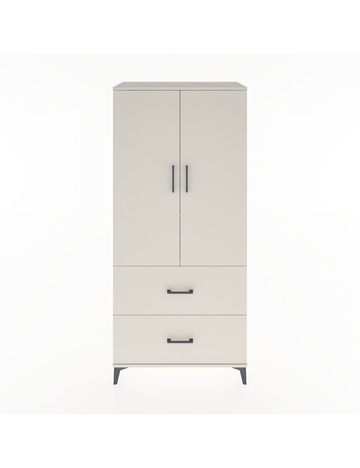 Hyperion Dolap 2 Raflı 2 Çekmeceli 2 Kapaklı 88x44x195 Aytaşı-Aytaşı