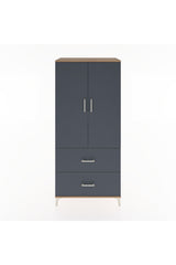 Hyperion Dolap 2 Raflı 2 Çekmeceli 2 Kapaklı 88x44x195