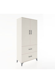 Hyperion Dolap 4 Raflı 2 Çekmeceli 2 Kapaklı 88x44x195 Aytaşı-Aytaşı