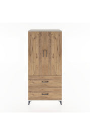 Hyperion Dolap 4 Raflı 2 Çekmeceli 2 Kapaklı 88x44x195 Aytaşı-Çam