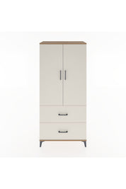 Hyperion Dolap 4 Raflı 2 Çekmeceli 2 Kapaklı 88x44x195 Çam-Aytaşı