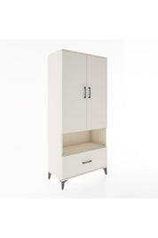 Hyperion Dolap 3 Raflı Tek Çekmeceli Tek Askılı 88x44x195 Aytaşı-Aytaşı