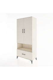 Hyperion Dolap 3 Raflı Tek Çekmeceli Tek Askılı 88x44x195 Aytaşı-Aytaşı