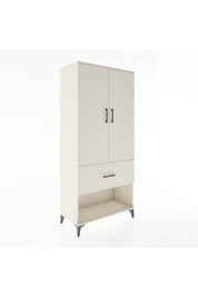 Hyperion Dolap 2 Raflı Tek Çekmeceli Tek Askılı 88x44x195 Aytaşı-Aytaşı