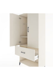 Hyperion Dolap 2 Raflı Tek Çekmeceli Tek Askılı 88x44x195 Aytaşı-Aytaşı