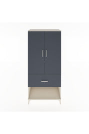 Hyperion Dolap 2 Raflı Tek Çekmeceli Tek Askılı 88x44x195 Aytaşı-Antrasit