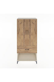 Hyperion Dolap 2 Raflı Tek Çekmeceli Tek Askılı 88x44x195 Aytaşı-Çam
