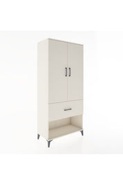 Hyperion Dolap 4 Raflı Tek Çekmeceli 2 Kapaklı 88x44x195 Aytaşı-Aytaşı