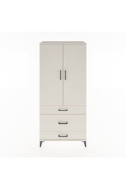 Hyperion Dolap 4 Raflı 3 Çekmeceli 2 Kapaklı 88x44x195 Aytaşı-Aytaşı