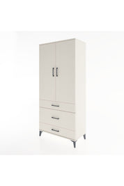 Hyperion Dolap 4 Raflı 3 Çekmeceli 2 Kapaklı 88x44x195 Aytaşı-Aytaşı