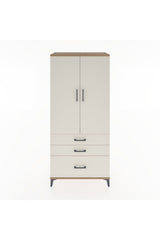 Hyperion Dolap 2 Raflı 3 Çekmeceli Tek Askılı 88x44x195