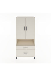 Hyperion Dolap 2 Raflı 2 Çekmeceli Tek Askılı 88x44x195 Aytaşı-Aytaşı