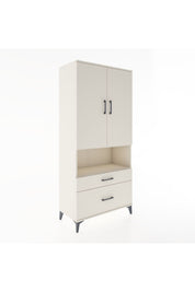 Hyperion Dolap 2 Raflı 2 Çekmeceli Tek Askılı 88x44x195 Aytaşı-Aytaşı