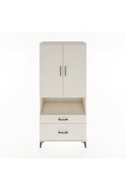 Hyperion Dolap 4 Raflı 2 Çekmeceli 2 Kapaklı 88x44x195 Aytaşı-Aytaşı