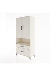 Hyperion Dolap 4 Raflı 2 Çekmeceli 2 Kapaklı 88x44x195 Aytaşı-Aytaşı
