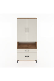 Hyperion Dolap 4 Raflı 2 Çekmeceli 2 Kapaklı 88x44x195 Çam-Aytaşı