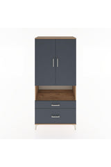 Hyperion Dolap 4 Raflı 2 Çekmeceli 2 Kapaklı 88x44x195