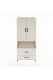 Hyperion Dolap 2 Raflı 2 Çekmeceli Tek Askılı 88x44x195 Aytaşı-Aytaşı