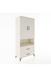 Hyperion Dolap 2 Raflı 2 Çekmeceli Tek Askılı 88x44x195 Aytaşı-Aytaşı