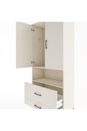 Hyperion Dolap 2 Raflı 2 Çekmeceli Tek Askılı 88x44x195 Aytaşı-Aytaşı