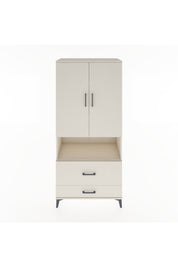 Hyperion Dolap 4 Raflı 2 Çekmeceli 2 Kapaklı 88x44x195 Aytaşı-Aytaşı