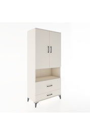 Hyperion Dolap 4 Raflı 2 Çekmeceli 2 Kapaklı 88x44x195 Aytaşı-Aytaşı