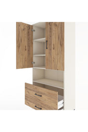 Hyperion Dolap 4 Raflı 2 Çekmeceli 2 Kapaklı 88x44x195 Aytaşı-Çam