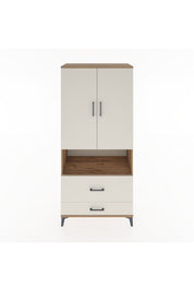 Hyperion Dolap 4 Raflı 2 Çekmeceli 2 Kapaklı 88x44x195 Çam-Aytaşı
