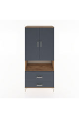 Hyperion Dolap 4 Raflı 2 Çekmeceli 2 Kapaklı 88x44x195