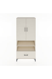 Hyperion Dolap 5 Raflı Tek Çekmeceli 2 Kapaklı 88x44x195 Aytaşı-Aytaşı