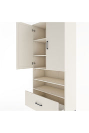 Hyperion Dolap 5 Raflı Tek Çekmeceli 2 Kapaklı 88x44x195 Aytaşı-Aytaşı