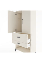 Hyperion Dolap Tek Raflı 2 Çekmeceli Tek Askılı 88x44x195 Aytaşı-Aytaşı