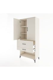 Hyperion Dolap 3 Raflı 2 Çekmeceli 2 Kapaklı 88x44x195 Aytaşı-Aytaşı