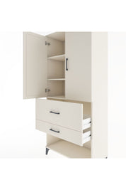 Hyperion Dolap 3 Raflı 2 Çekmeceli 2 Kapaklı 88x44x195 Aytaşı-Aytaşı