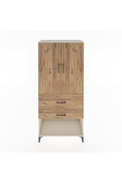 Hyperion Dolap 3 Raflı 2 Çekmeceli 2 Kapaklı 88x44x195 Aytaşı-Çam