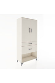 Hyperion Dolap Tek Raflı 2 Çekmeceli Tek Askılı 88x44x195 Aytaşı-Aytaşı