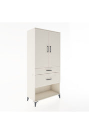 Hyperion Dolap 3 Raflı 2 Çekmeceli 2 Kapaklı 88x44x195 Aytaşı-Aytaşı