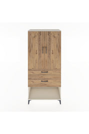 Hyperion Dolap 3 Raflı 2 Çekmeceli 2 Kapaklı 88x44x195 Aytaşı-Çam