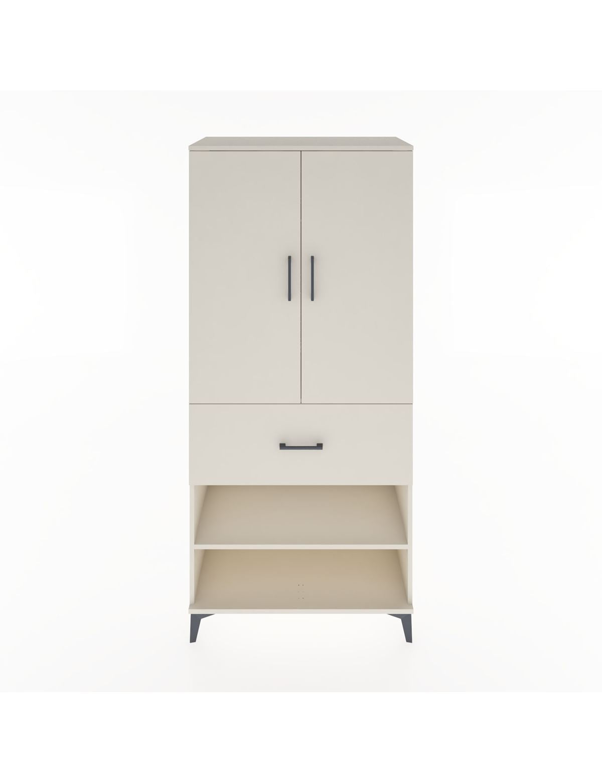 Hyperion Dolap 2 Raflı Tek Çekmeceli Tek Askılı 88x44x195 Aytaşı-Aytaşı