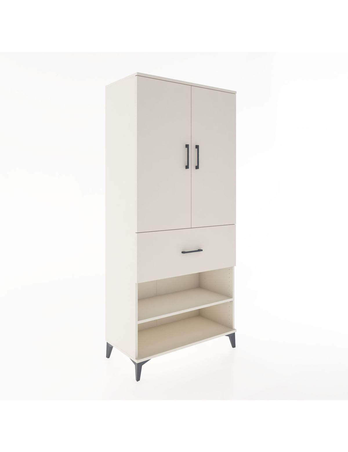 Hyperion Dolap 2 Raflı Tek Çekmeceli Tek Askılı 88x44x195 Aytaşı-Aytaşı