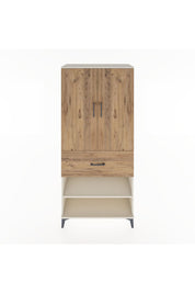 Hyperion Dolap 2 Raflı Tek Çekmeceli Tek Askılı 88x44x195 Aytaşı-Çam