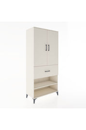 Hyperion Dolap 4 Raflı Tek Çekmeceli 2 Kapaklı 88x44x195 Aytaşı-Aytaşı