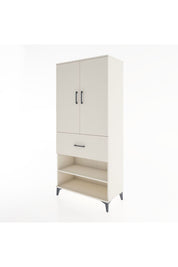 Hyperion Dolap 4 Raflı Tek Çekmeceli 2 Kapaklı 88x44x195 Aytaşı-Aytaşı
